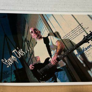 Scott Ian of Anthrax - Jackson Guitars - 1995 Print Advertisement